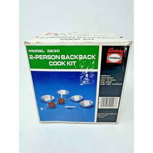Vtg Primus 2-Person Backpack Cook Kit Model 3230 w/ original box